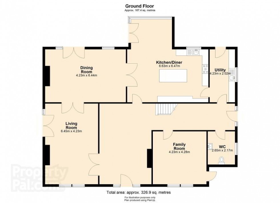 Floorplan for 5 Solitude Meadows, Kilmore Road, Lurgan