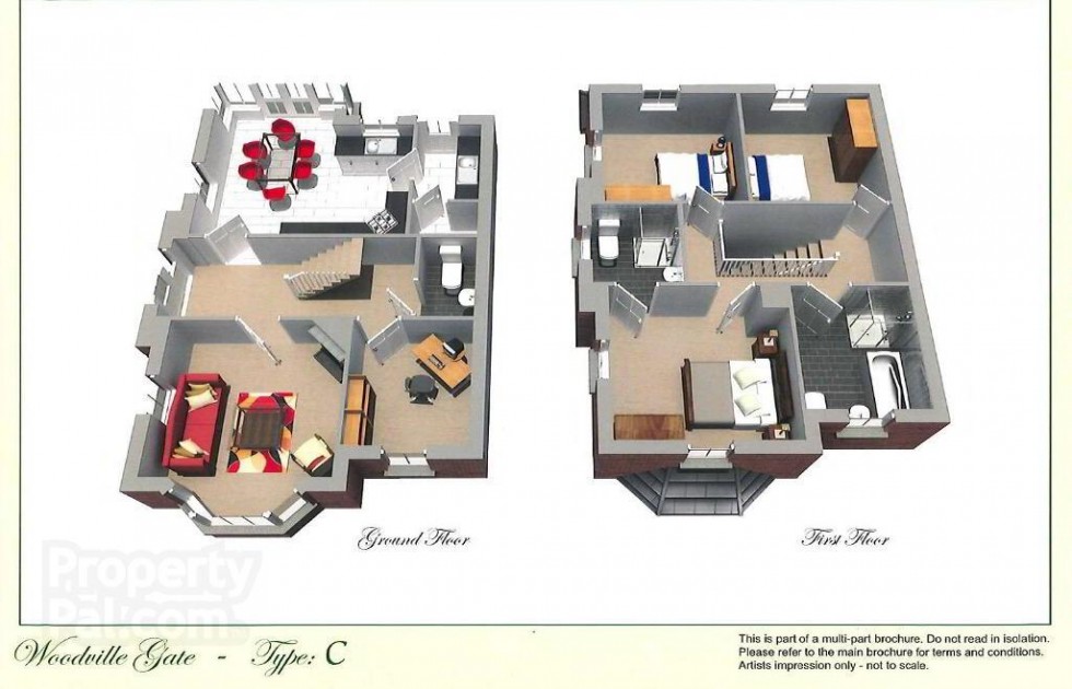 Floorplan for C, Woodville Gate, Lurgan