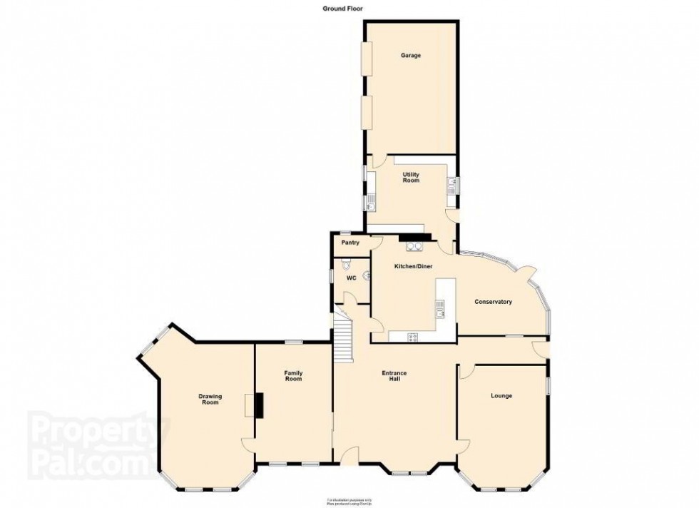 Floorplan for 3 Solitude Demesne, Lurgan